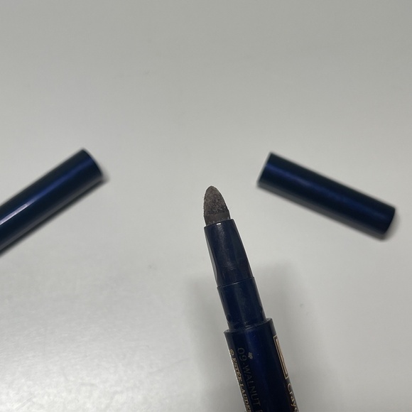 READ Estee Lauder AUTOMATIC eye Pencil DUO eye Liner in 09 Walnut Brown TESTER - Picture 4 of 12